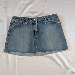United Colors of Benetton Women's Denim Skirt Size 42 (Size 6) Pre-Owned